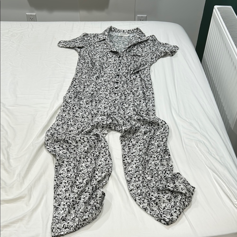 Rachel Antonoff Black and White Jumpsuit